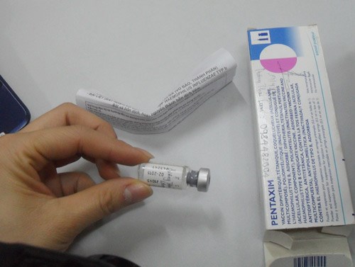 Đăng ký tiêm 6.000 liều vacxin Pentaxim đợt 2 từ 9h00 ngày 03/02/2016