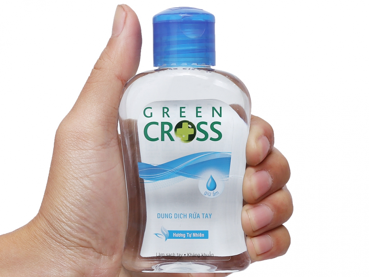 Đình chỉ và thu hồi 'Dung dịch rửa tay Green Cross hương tự nhiên'