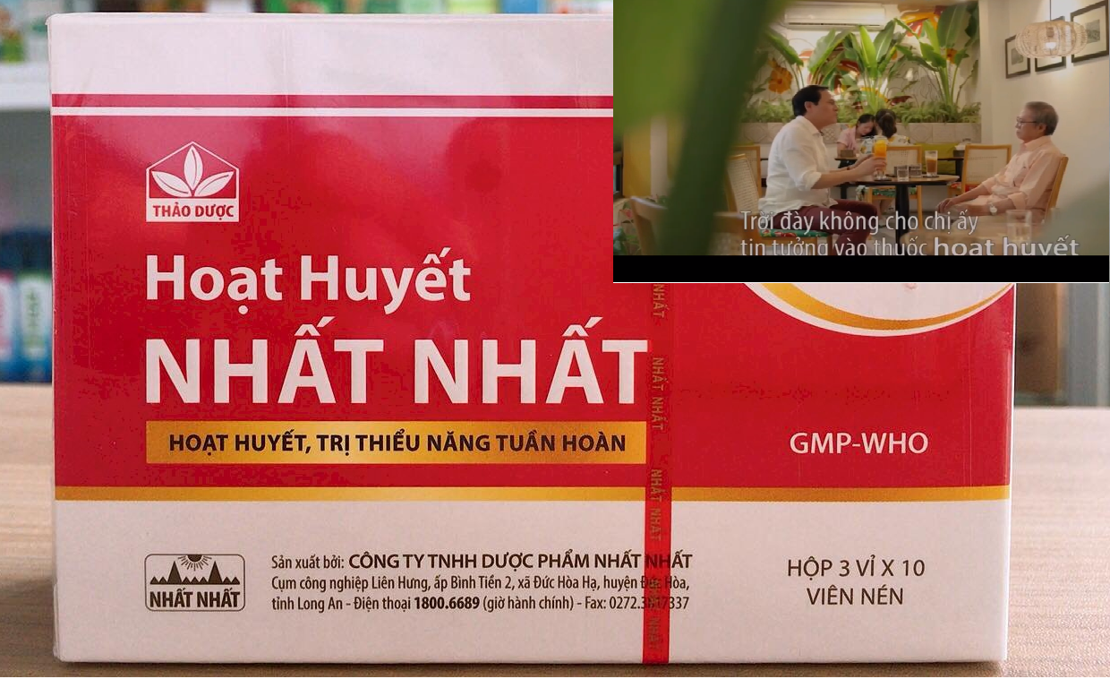 Hoạt huyết Nhất Nhất quảng cáo phản cảm: Chứng nào tật ấy?