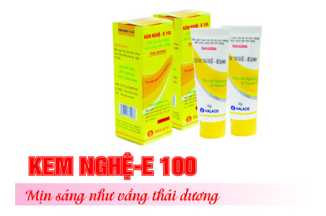 Đình chỉ lưu hành thu hồi mỹ phẩm Kem dưỡng da Kem nghệ E100 không đạt chất lượng