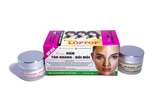 Thu hồi toàn quốc lô mỹ phẩm Cream LOPTOP vì chứa thành phần cấm